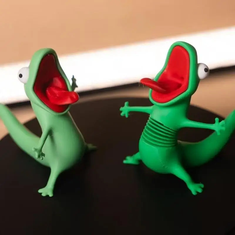 3D Printed Lizard Statue