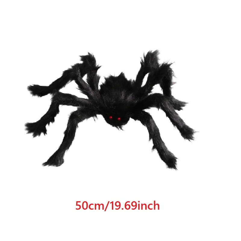 Giant Halloween Plush Spider Decoration