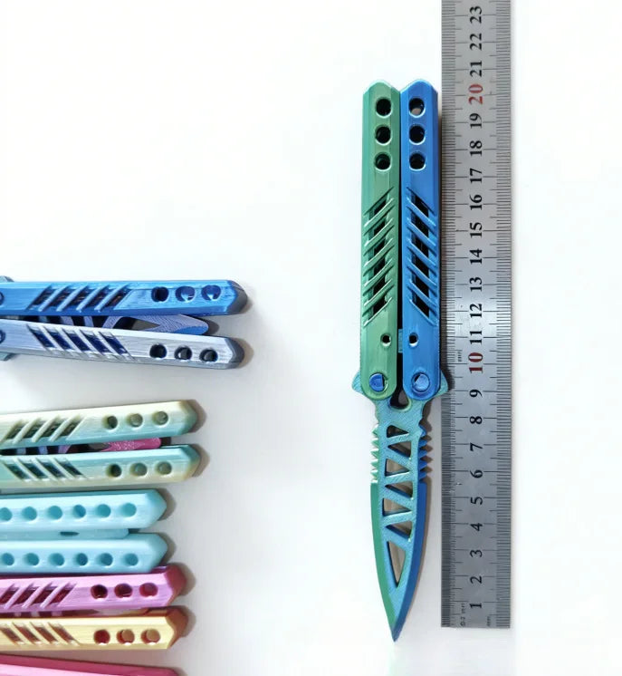 3D Printed Butterfly Knife Fidget
