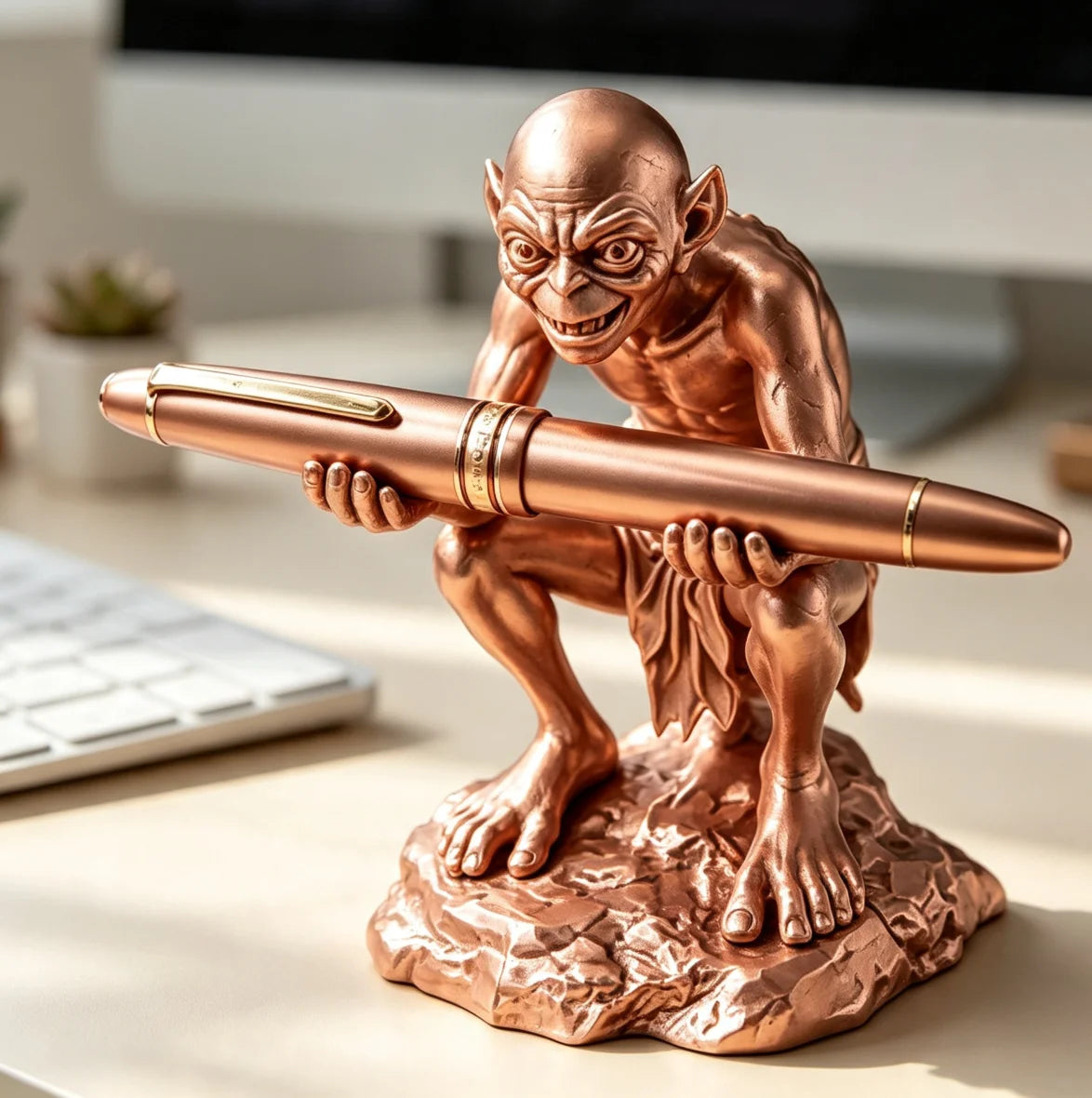 Gollum Pen Holder Desk Ornament