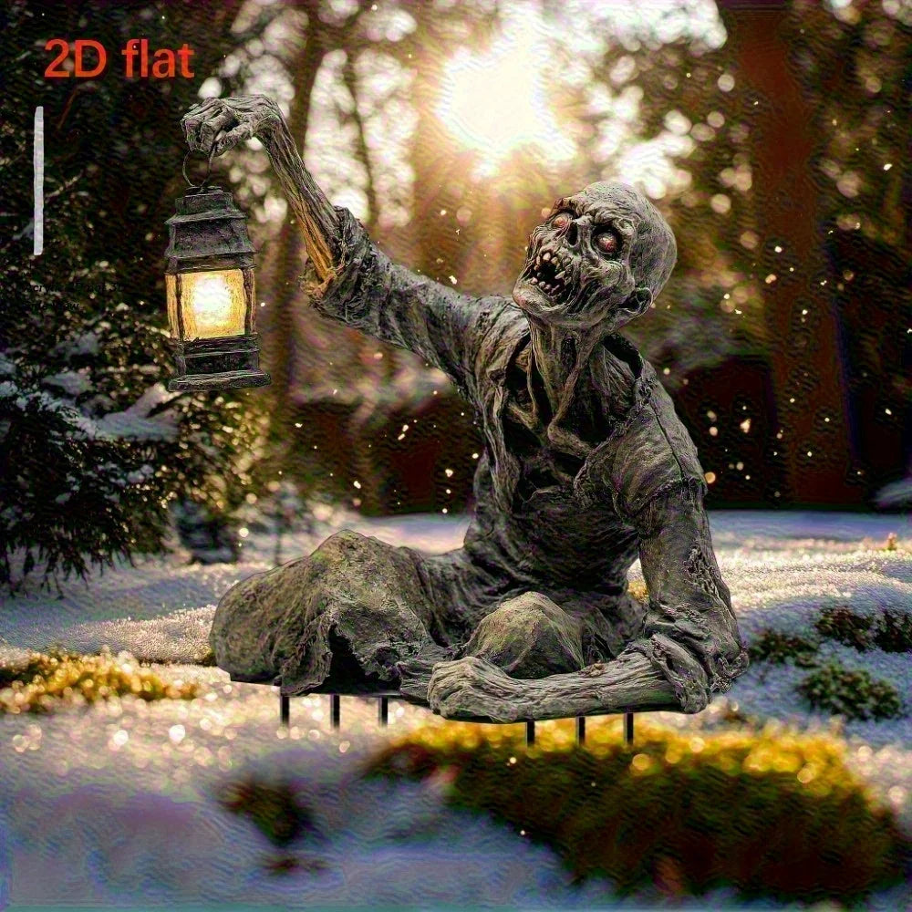 Halloween Zombie Garden Stake Ornament