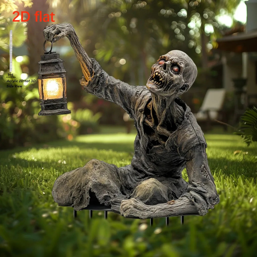 Halloween Zombie Garden Stake Ornament