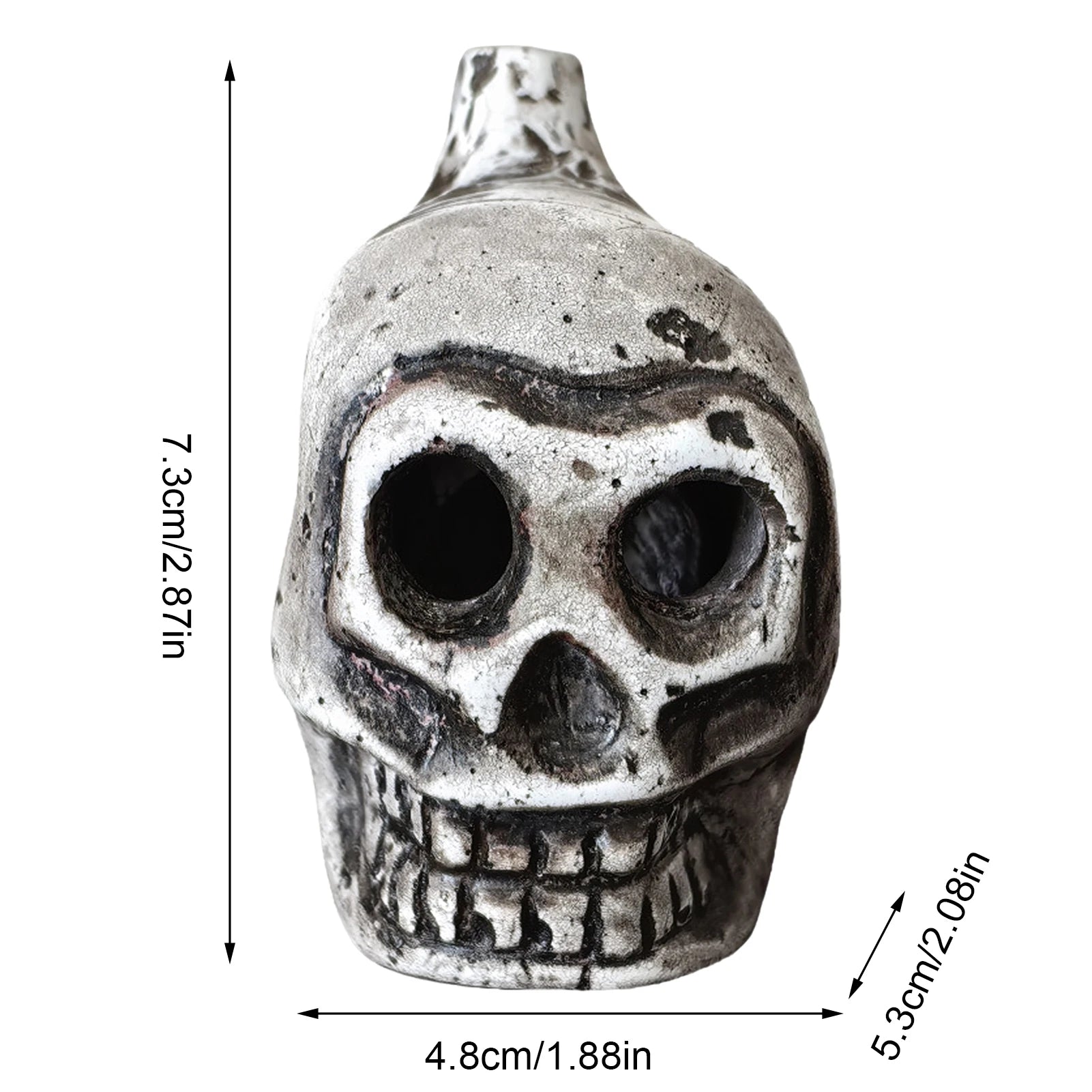 Aztec Skull Scream Whistle
