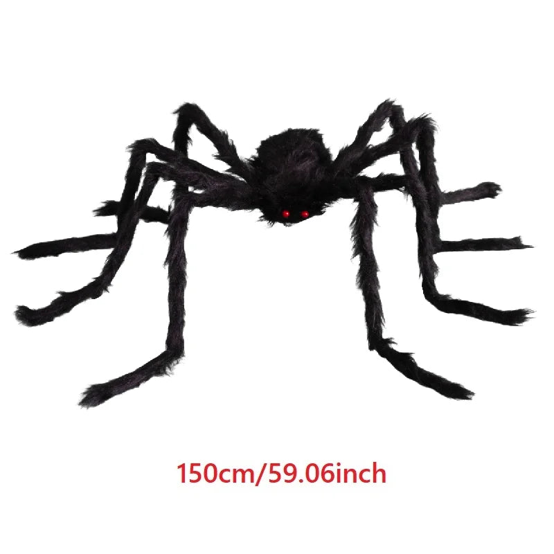Giant Halloween Plush Spider Decoration