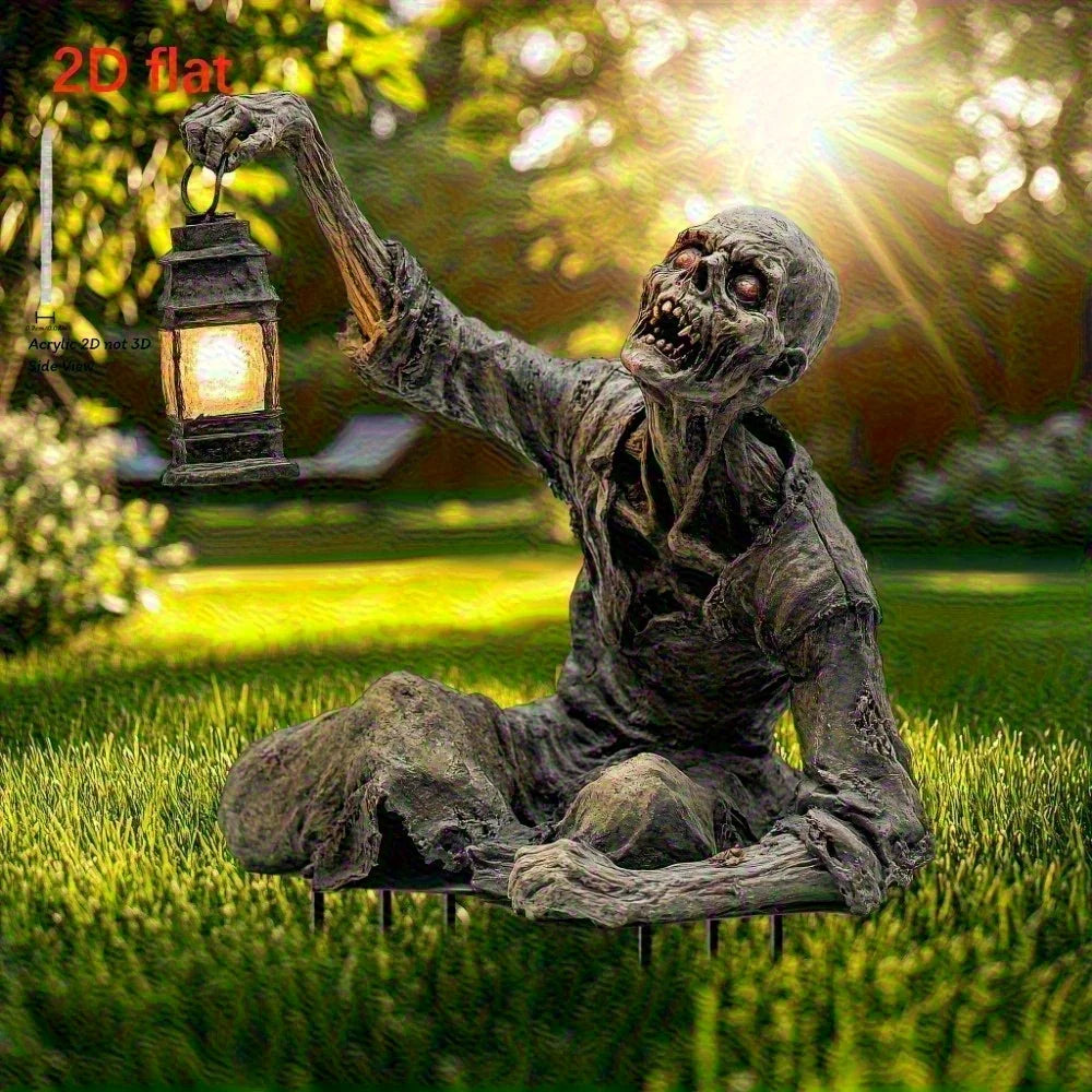 Halloween Zombie Garden Stake Ornament