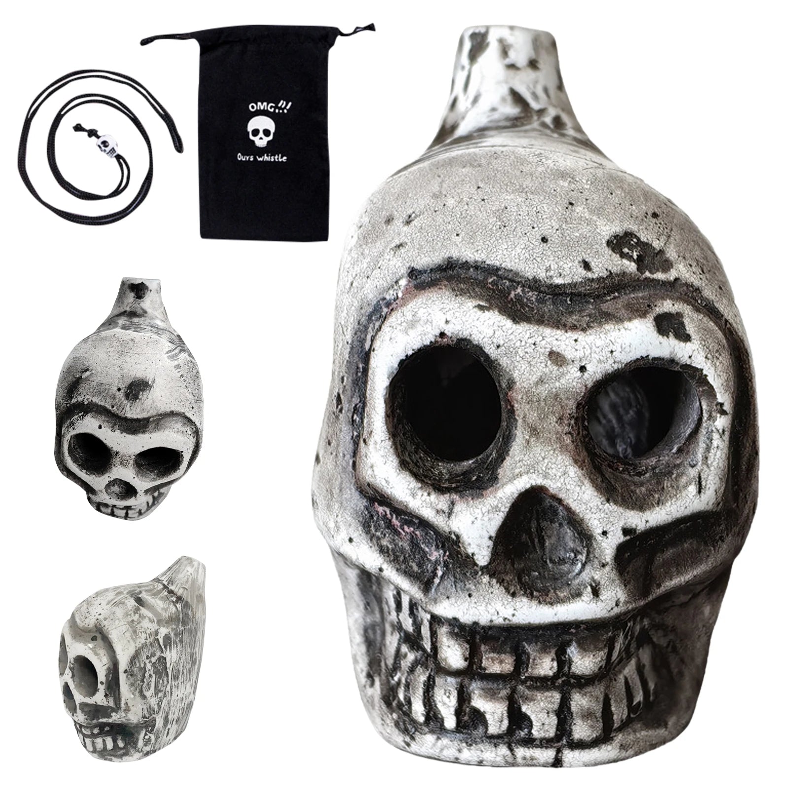 Aztec Skull Scream Whistle